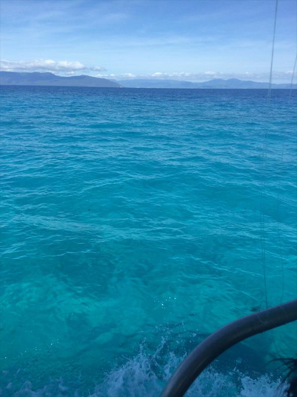 オーストラリア　ボートからの海