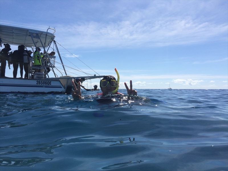 シュノーケリング 深い
