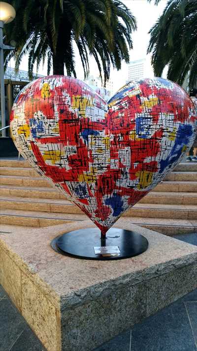 サンフランシスコ　ユニオンスクエア　ハート