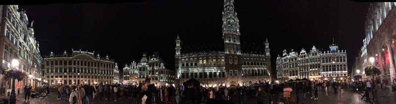 グランプラス 夜