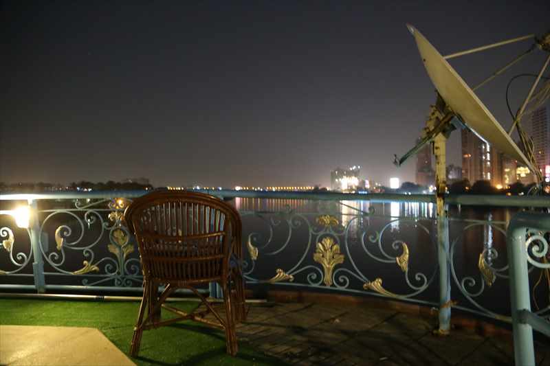 エジプト　ナイル川　クルーズ　屋上