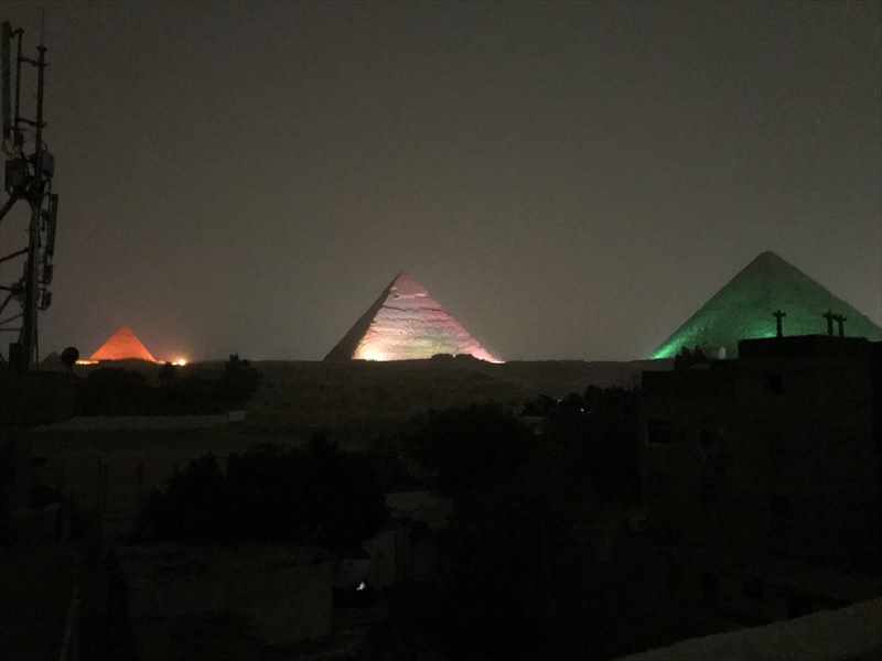 エジプト　光りのショー