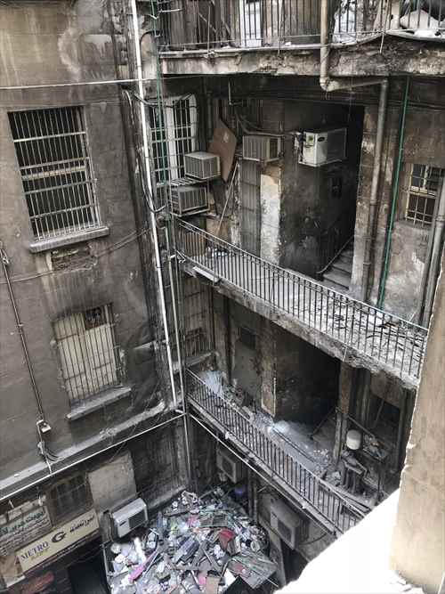 エジプト　建物　ゴミ