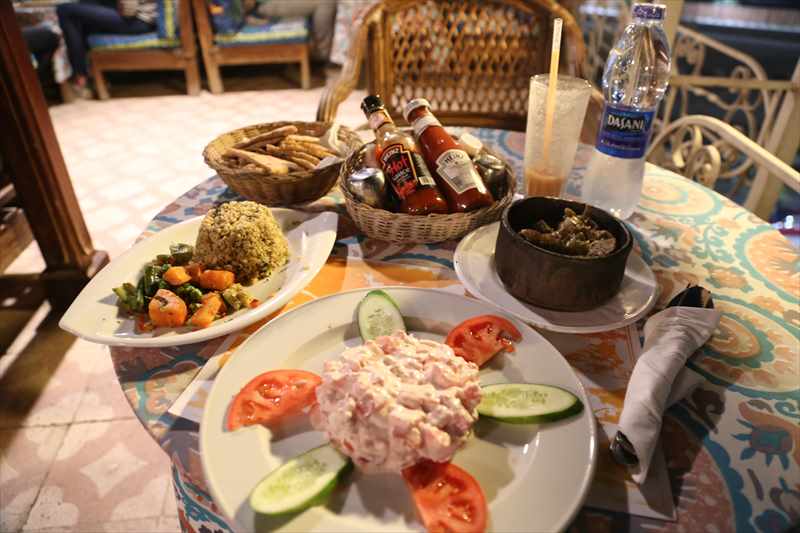 エジプト　レストラン　料理