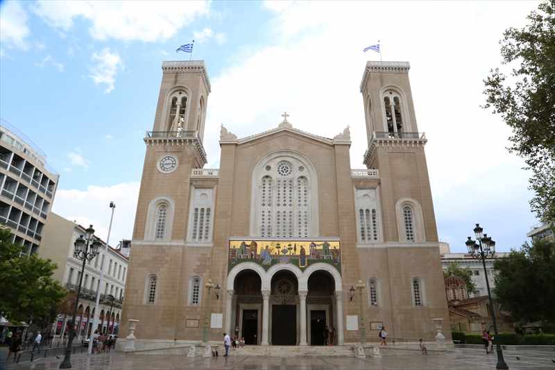 ギリシャ　アテネ　ミトロポレオス大聖堂