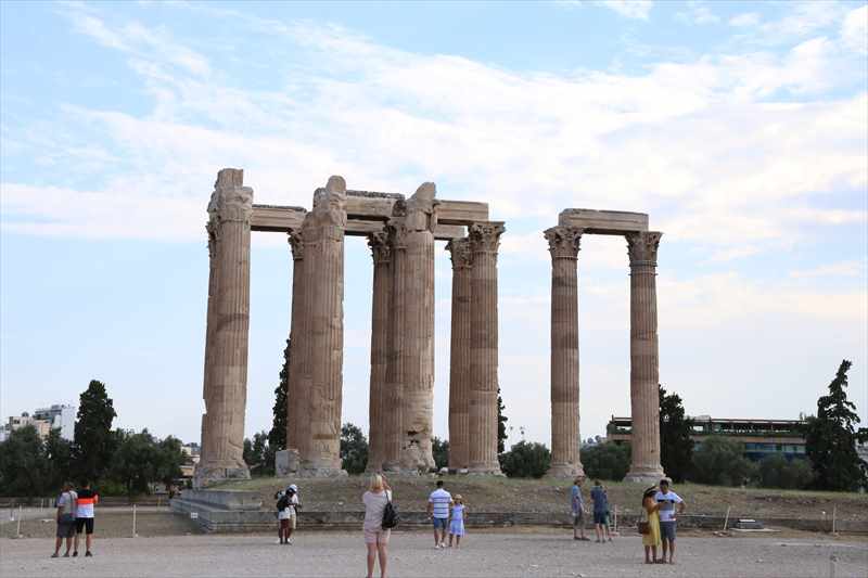 ギリシャアテネ　ゼウス神殿