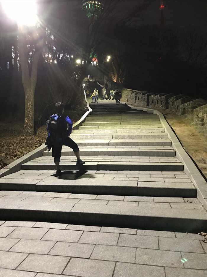 Nソウルタワー　階段