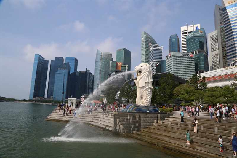 マーライオン　シンガポール