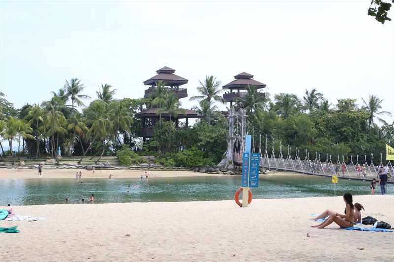 シンガポール　セントーサ島　パラワンビーチ