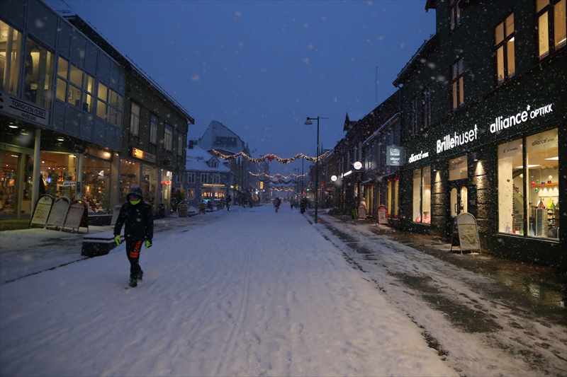 Storgata通り　トロムソ