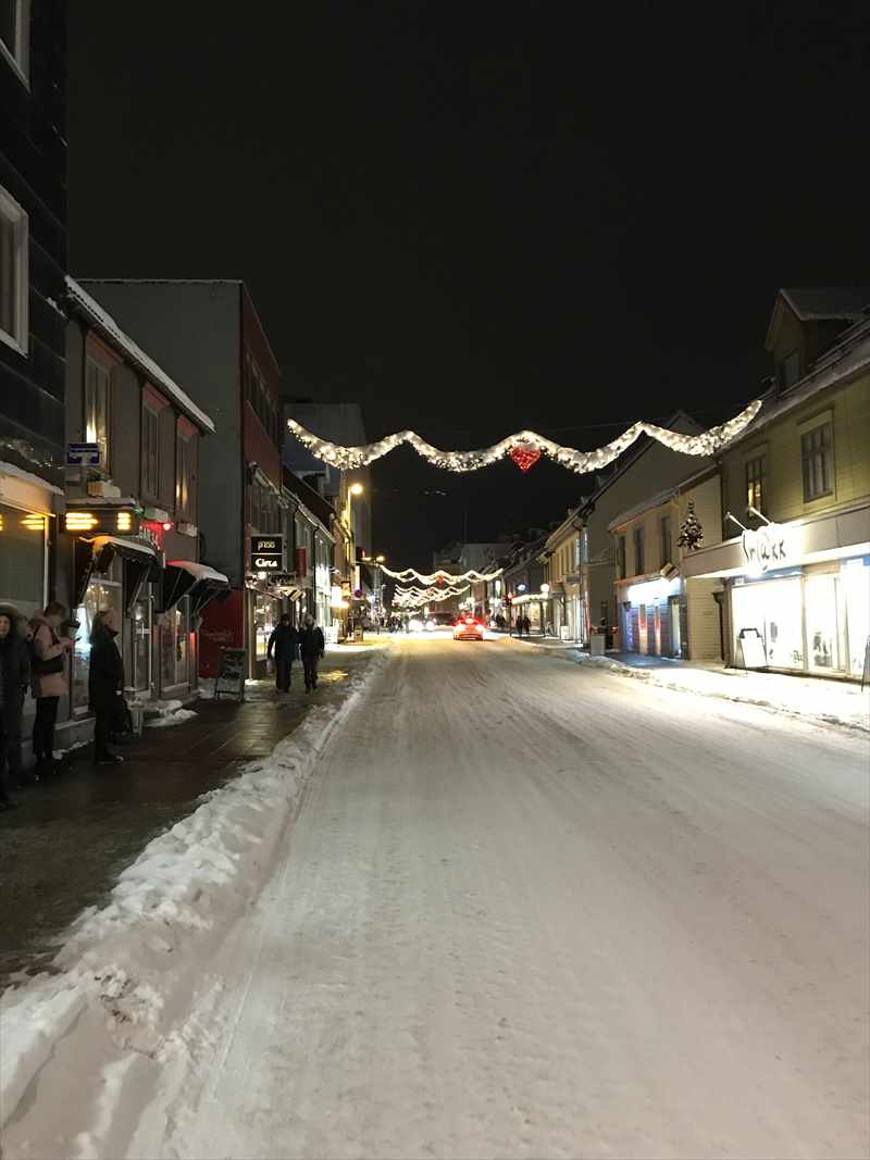 Storgata通り　トロムソ