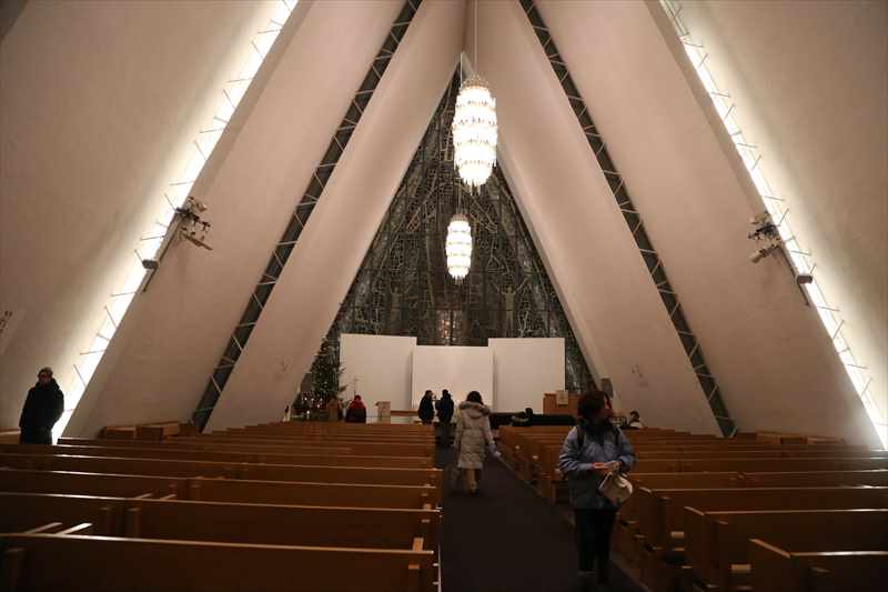 トロムソー　トロムスダーレン教会　内部