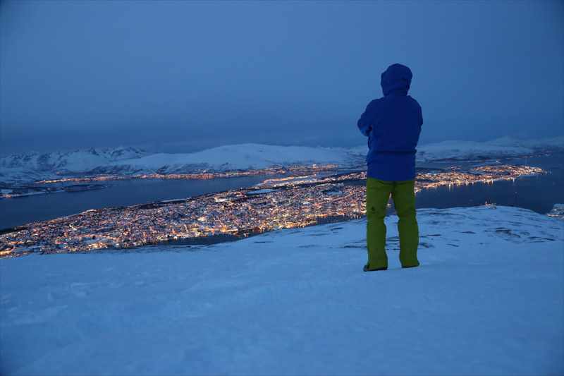 トロムソー　夜景