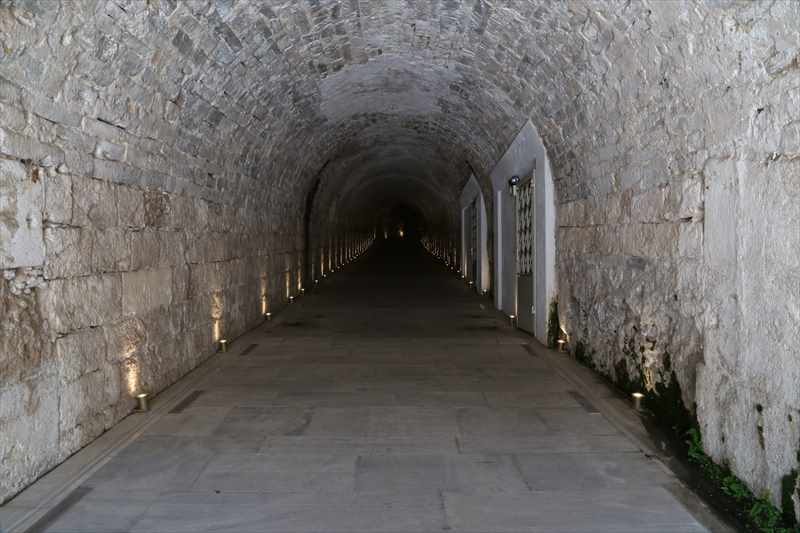 ギリシャ　アテネ　パナティナイコスタジアム　入退場口　通路