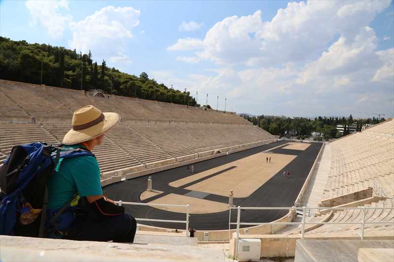 ギリシャ　アテネ　パナティナイコスタジアム　上段
