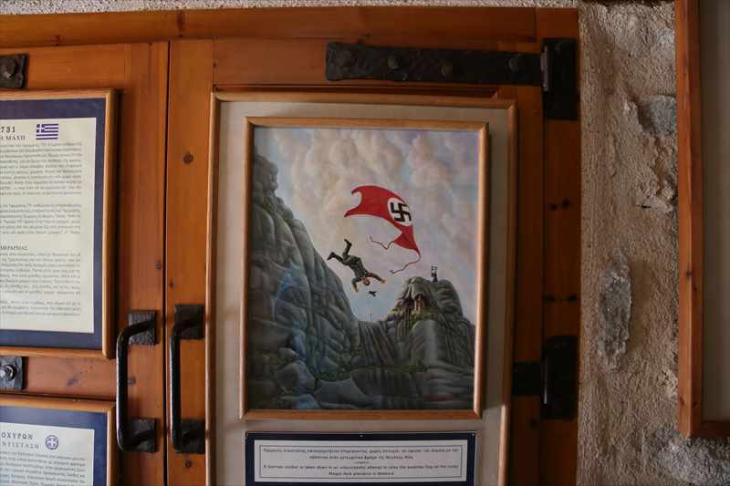 ギリシャ　メテオラ　メガロメテオロン修道院　ナチス