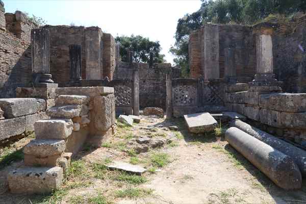 ギリシャ　オリンピア遺跡　フェイディアスの仕事場
