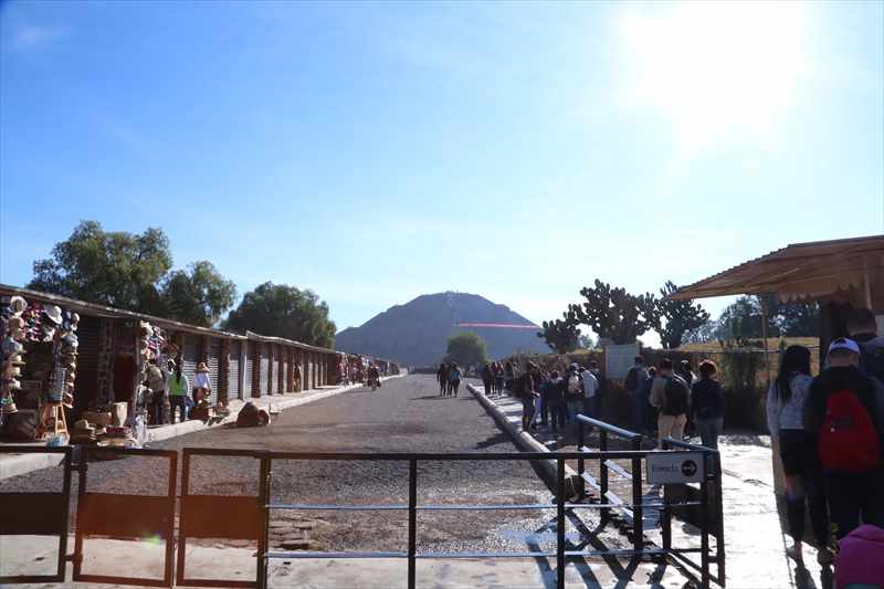 メキシコ　テオティワカン遺跡