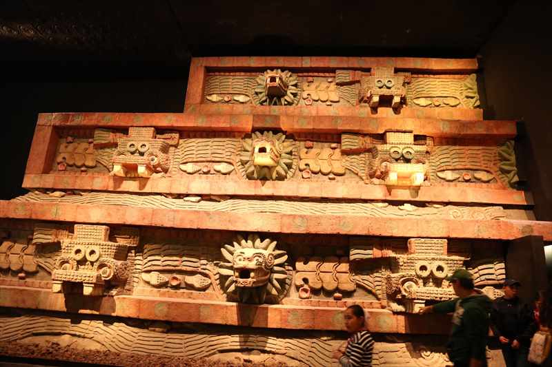 メキシコ　国立人類学博物館　テオティワカン