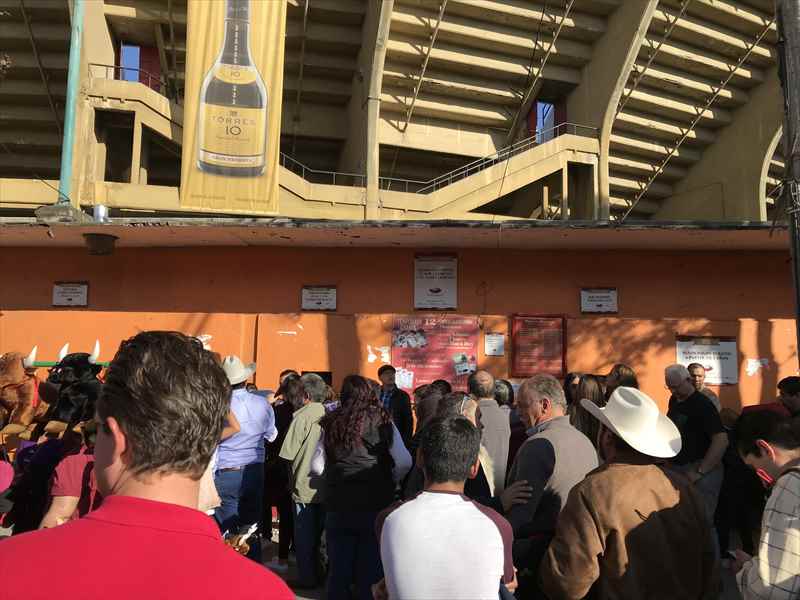 メキシコ　闘牛場　プラザメヒコ　チケット