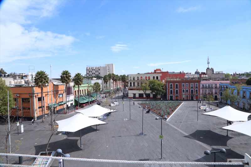 メキシコシティ　テキーラ・メスカル博物館　ガリバルディ広場
