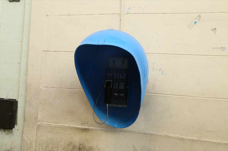 キューバ　電話ボックス