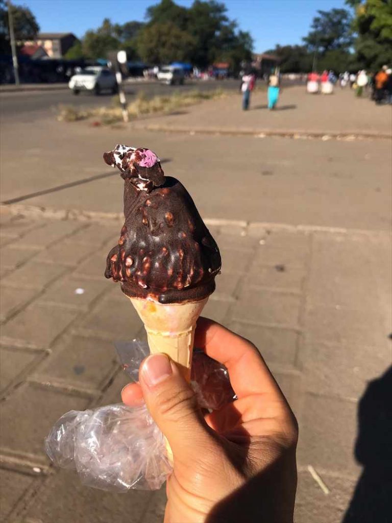 ジンバブエ　チョコ　アイスクリーム