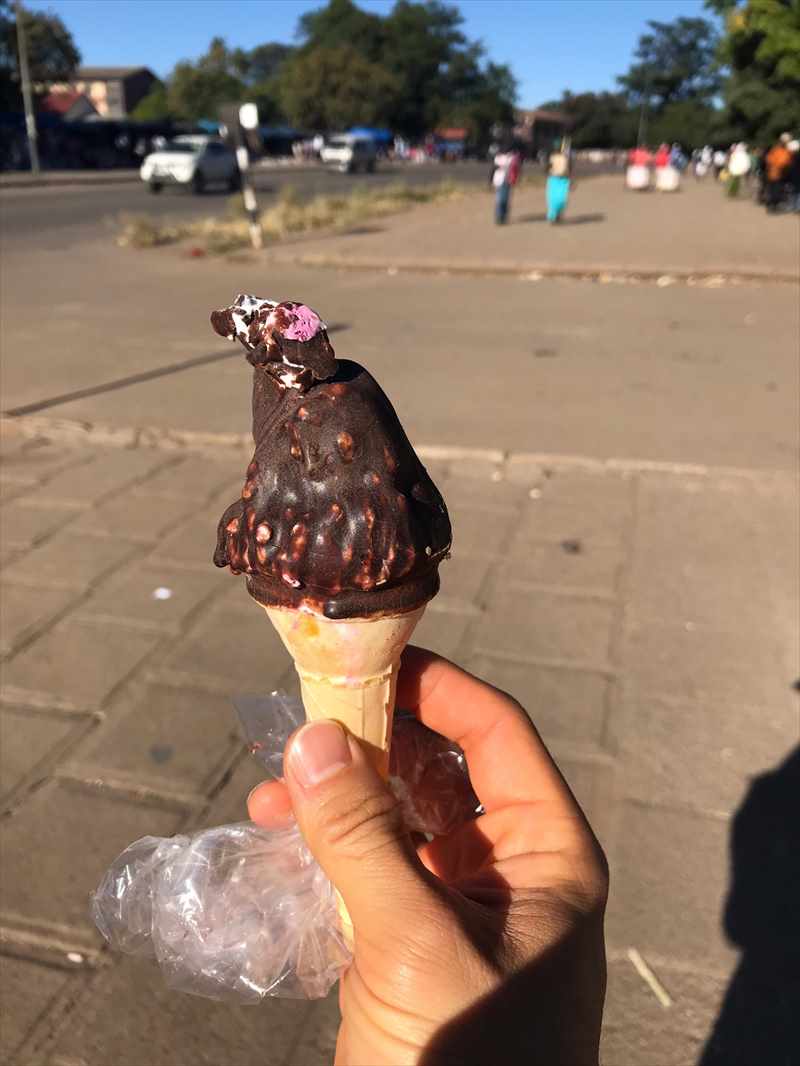 ジンバブエ　チョコ　アイスクリーム