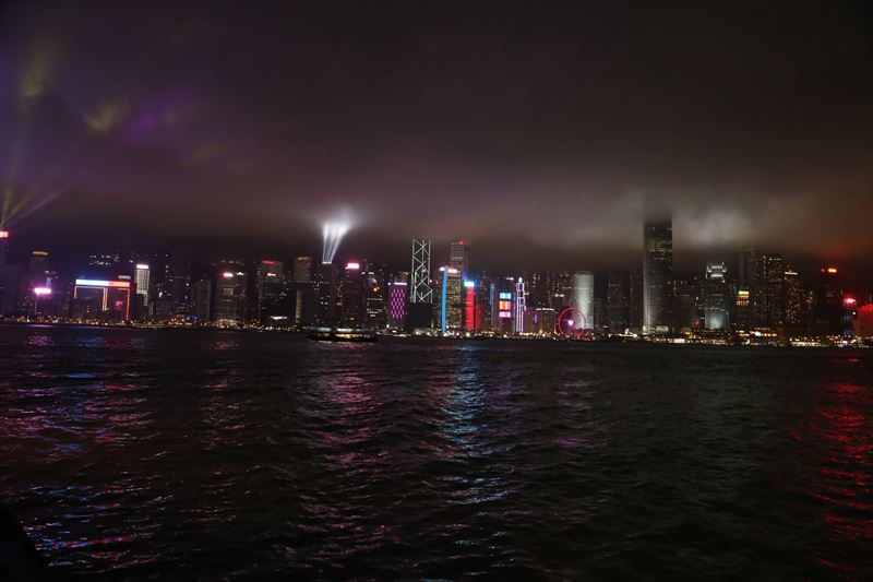 香港　シンフォニーオブライツ　夜