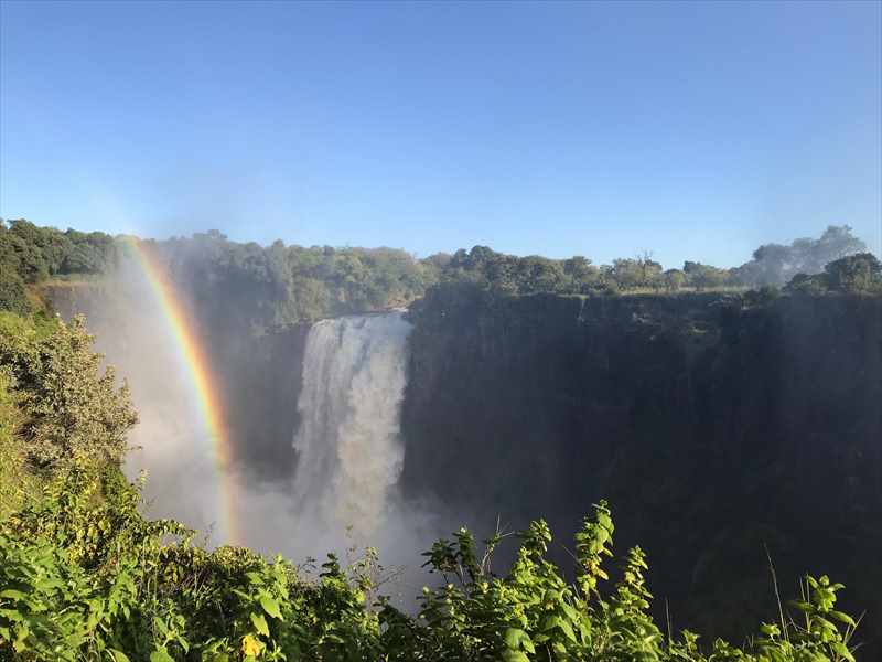 ビクトリアの滝　ジンバブエ