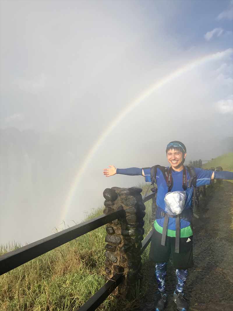 ビクトリアの滝　ザンビア側　橋