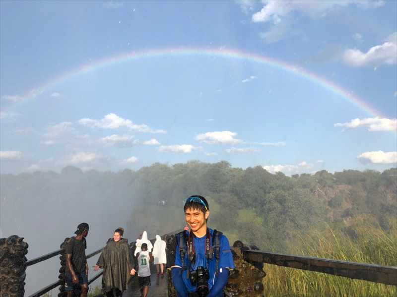 ビクトリアの滝　ザンビア側　橋