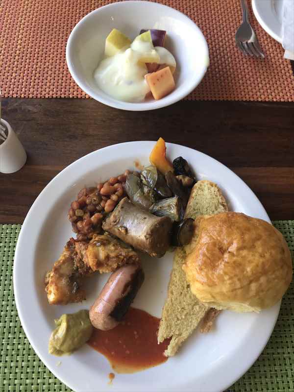 ビクトリアの滝　クレスタスプレービューホテル　朝食