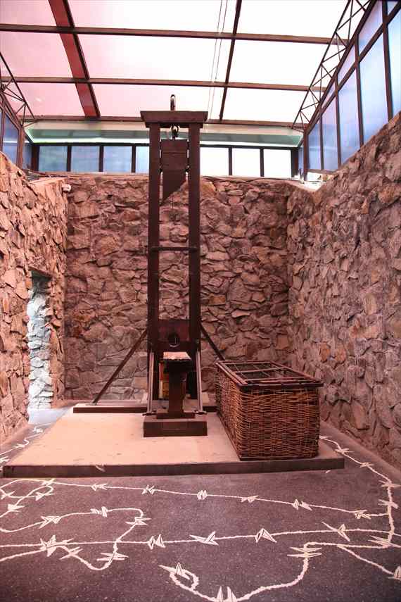 戦争証跡博物館 ギロチン