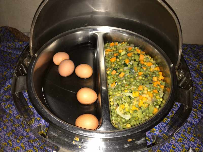 キガリ　カリシンビホテル　朝食