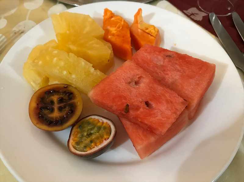 キガリ　カリシンビホテル　朝食