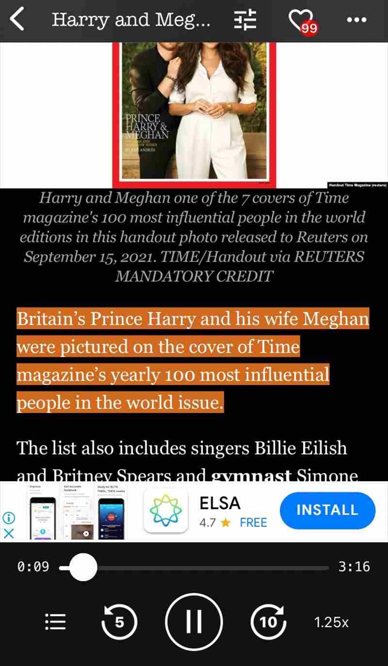 VOA 英語学習アプリ