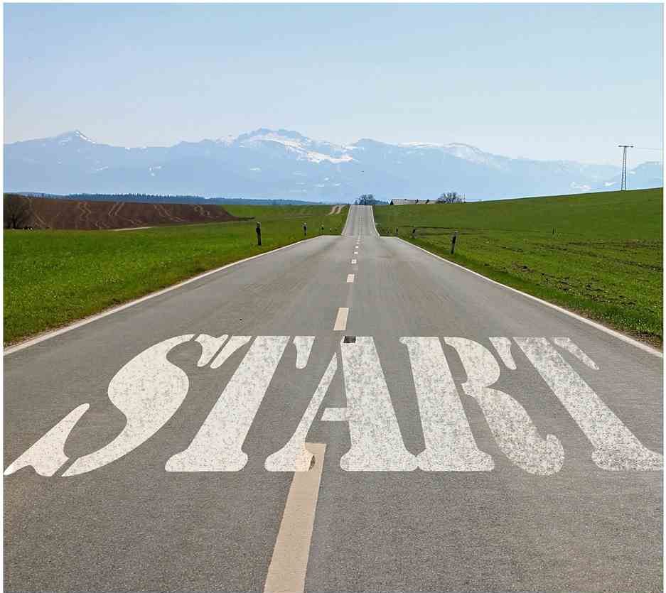 道路　スタート