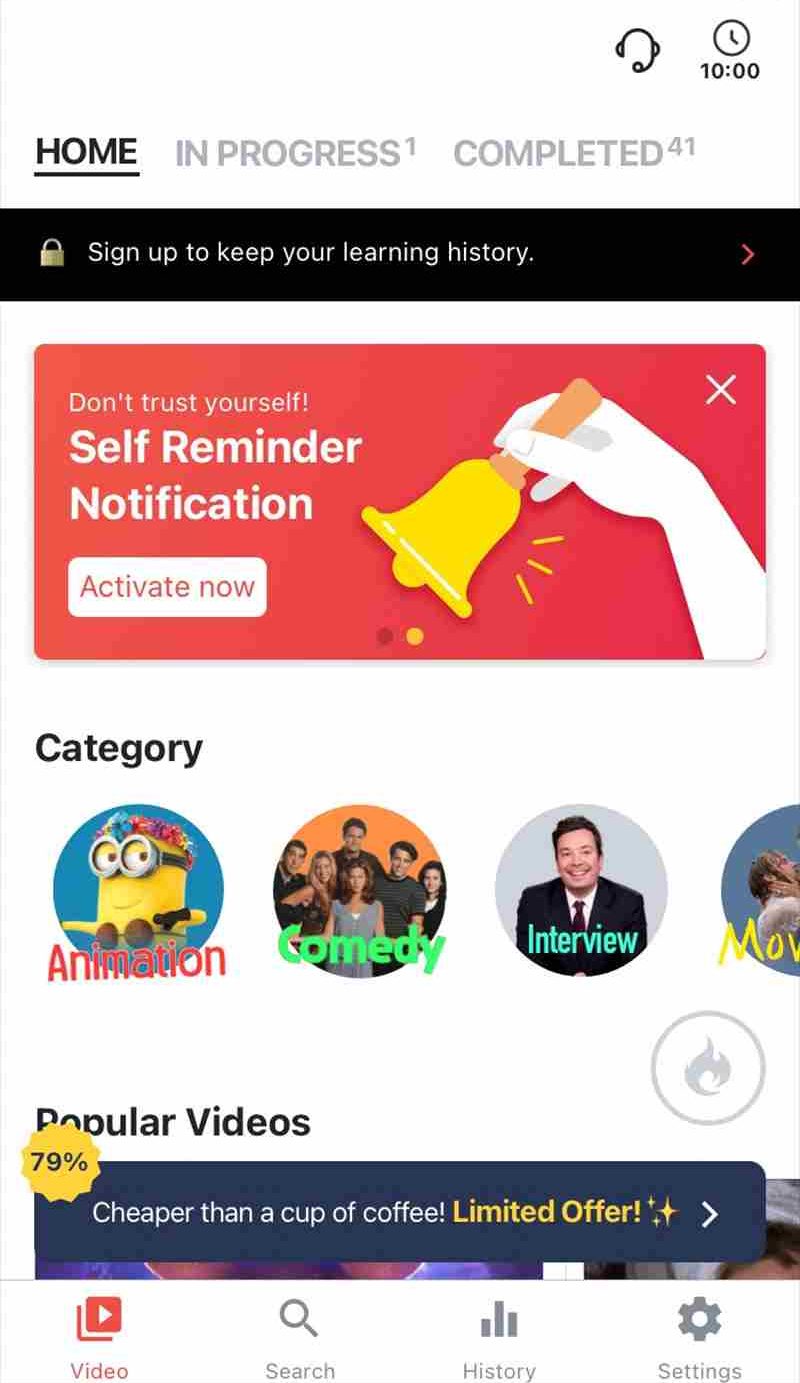 リスニングアプリ　redkiwi